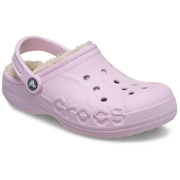 NEW Crocs Sizes 8, 9, 10 Women's Baya Lined Clog - Ballerina Pink - Picture 5 of 6